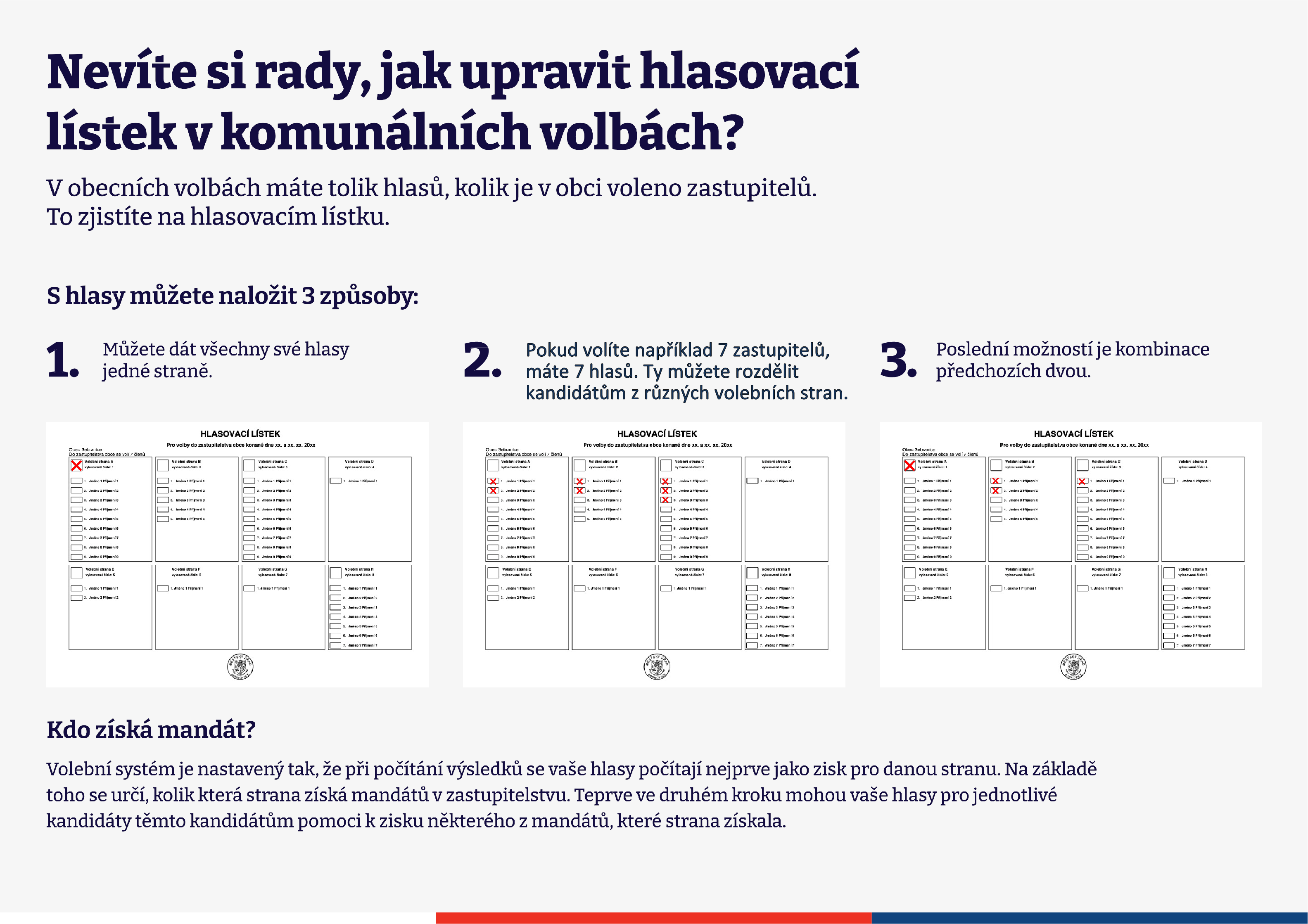 Informacni letak jak upravit hlasovaci listek v komunalnich volbach 202609041