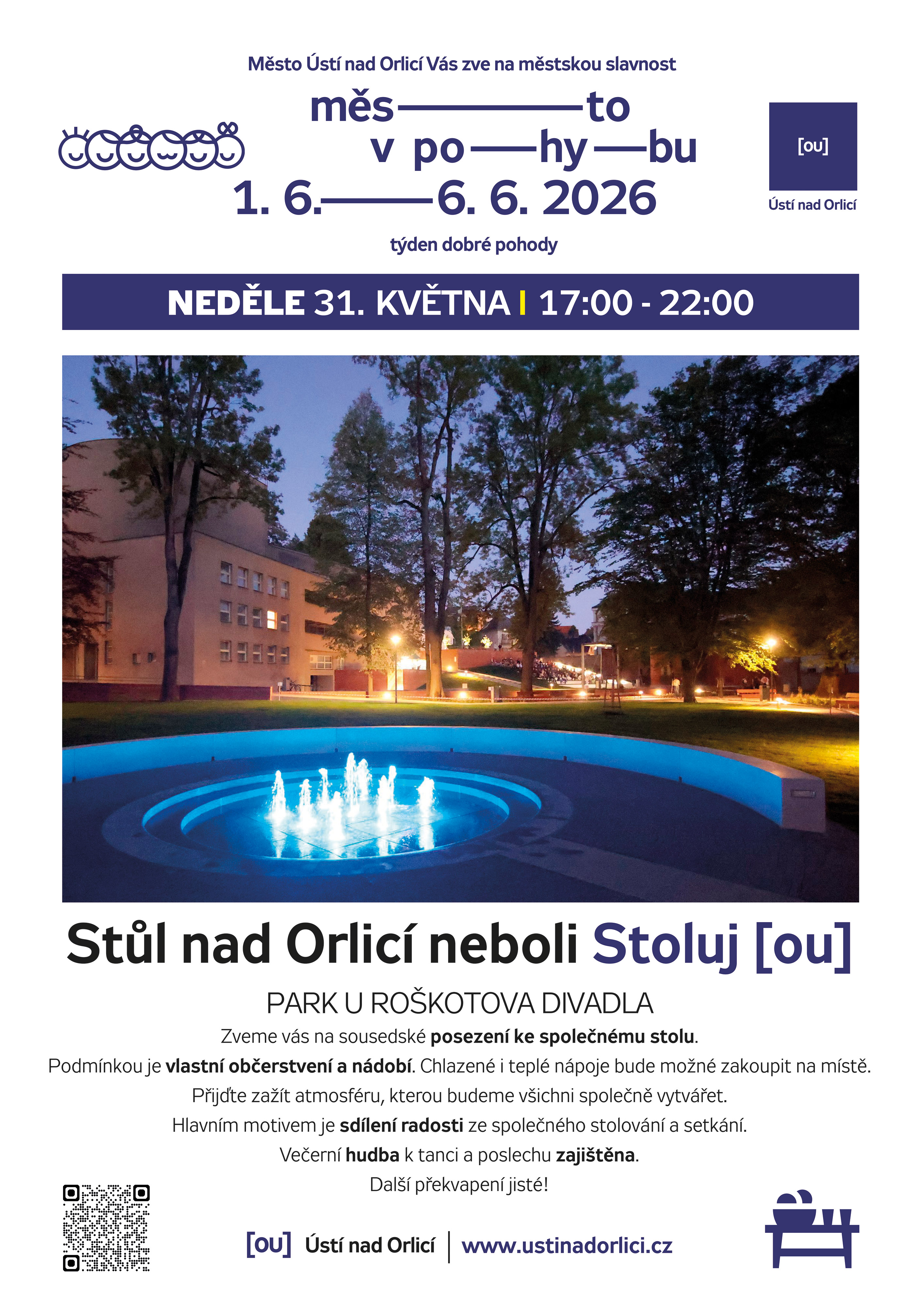 plakat sousedky stul