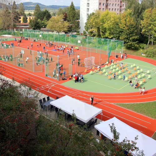 Sportovní den v novém areálu U Hřiště