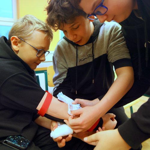 Kurzy první pomoci na ZŠ Třebovské