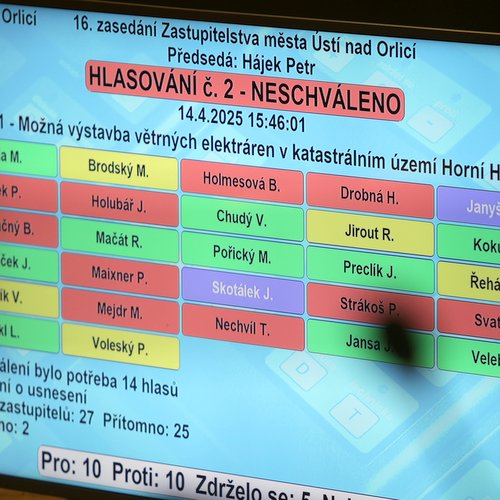 ZASTUPITELÉ ROZHODOVALI O VĚTRNÝCH ELEKTRÁRNÁCH