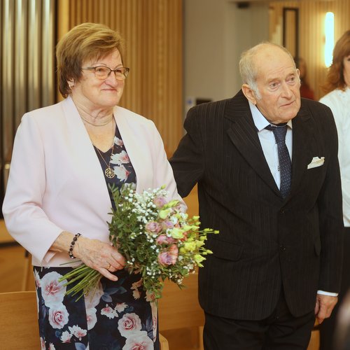 Diamantová svatba manželů Kotrbových