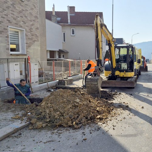 Rekonstrukce plynovodu v ulici Tvardkova