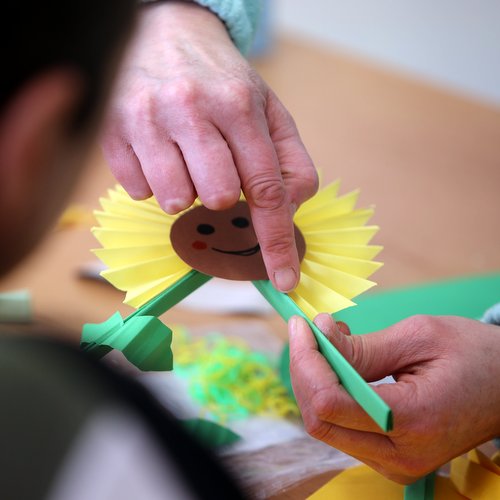 Velikonoční tvoření spojilo děti i rodiče v Kerharticích